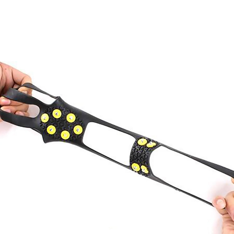 Copriscarpe antiscivolo per esterni con artiglio di ghiaccio a 10 denti per terreno ghiacciato, dimensioni: L, Size : L