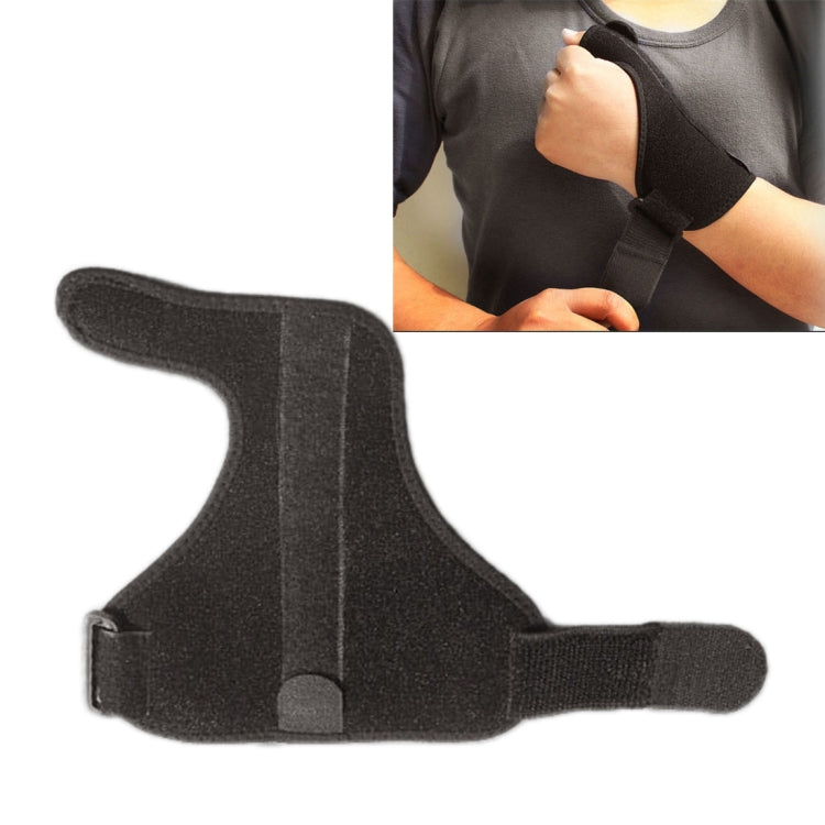 Custodia protettiva per dita sportive con protezione per distorsione del polso e pollice in acciaio a molla, Steel Thumb Case