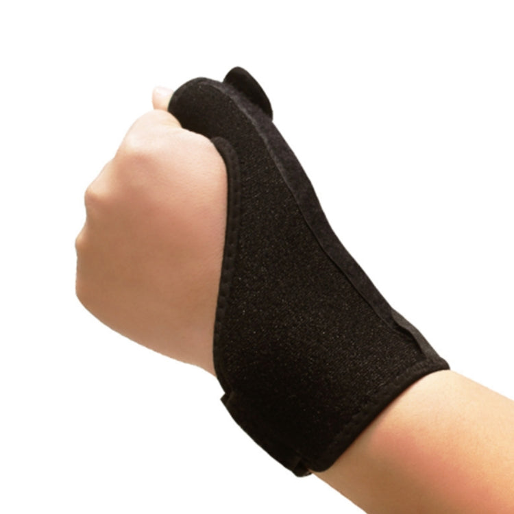 Custodia protettiva per dita sportive con protezione per distorsione del polso e pollice in acciaio a molla, Steel Thumb Case