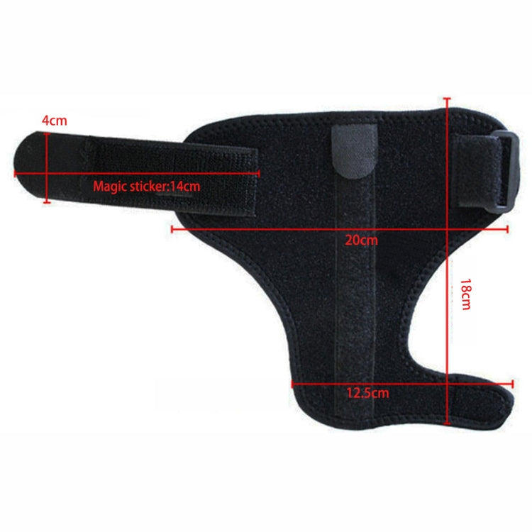 Custodia protettiva per dita sportive con protezione per distorsione del polso e pollice in acciaio a molla, Steel Thumb Case