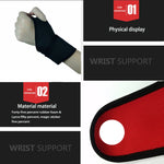 Polsino di protezione dalla pressione portatile da 2 pezzi, stile autoriscaldante, Protection Wristband, Self Heating Style
