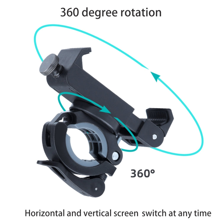 Supporto per cellulare girevole con supporto per manubrio per bicicletta per moto in PVC, Handlebar Holder B