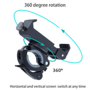 Supporto per cellulare girevole con supporto per manubrio per bicicletta per moto in PVC, Handlebar Holder B