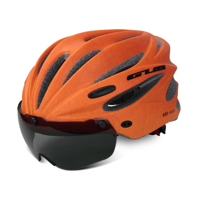 Casco da bici GUB K80 Plus con visiera e occhiali, GUB K80 Plus(Black), GUB K80 Plus(Orange), GUB K80 Plus(Gradient Blue), GUB K80 Plus(Gradient Purple), GUB K80 Plus(Red), GUB K80 Plus(Titanium Color), GUB K80 Plus(White), GUB K80 Plus(Fluorescent Green)
