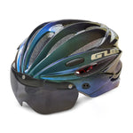 Casco da bici GUB K80 Plus con visiera e occhiali, GUB K80 Plus(Black), GUB K80 Plus(Orange), GUB K80 Plus(Gradient Blue), GUB K80 Plus(Gradient Purple), GUB K80 Plus(Red), GUB K80 Plus(Titanium Color), GUB K80 Plus(White), GUB K80 Plus(Fluorescent Green)