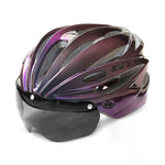 Casco da bici GUB K80 Plus con visiera e occhiali, GUB K80 Plus(Black), GUB K80 Plus(Orange), GUB K80 Plus(Gradient Blue), GUB K80 Plus(Gradient Purple), GUB K80 Plus(Red), GUB K80 Plus(Titanium Color), GUB K80 Plus(White), GUB K80 Plus(Fluorescent Green)
