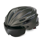 Casco da bici GUB K80 Plus con visiera e occhiali, GUB K80 Plus(Black), GUB K80 Plus(Orange), GUB K80 Plus(Gradient Blue), GUB K80 Plus(Gradient Purple), GUB K80 Plus(Red), GUB K80 Plus(Titanium Color), GUB K80 Plus(White), GUB K80 Plus(Fluorescent Green)