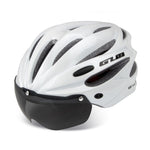Casco da bici GUB K80 Plus con visiera e occhiali, GUB K80 Plus(Black), GUB K80 Plus(Orange), GUB K80 Plus(Gradient Blue), GUB K80 Plus(Gradient Purple), GUB K80 Plus(Red), GUB K80 Plus(Titanium Color), GUB K80 Plus(White), GUB K80 Plus(Fluorescent Green)