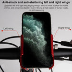 Supporto per telefono da bici in alluminio GUB P30