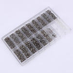 Kit di riparazione dadi per viti per occhiali da sole da 1000 pezzi con cacciavite, Sunglass Spectacles Screws
