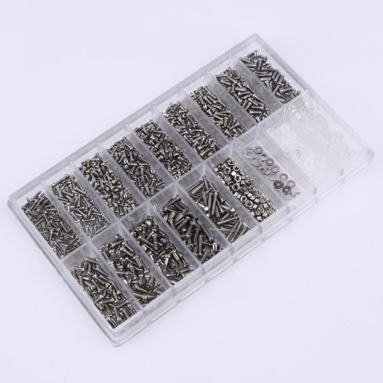Kit di riparazione dadi per viti per occhiali da sole da 1000 pezzi con cacciavite, Sunglass Spectacles Screws