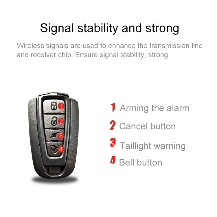 ANTUSI A6 Sorgente luminosa COB di ricarica USB Smart Cycling Bike Avviso allarme Fanale posteriore con telecomando, A6