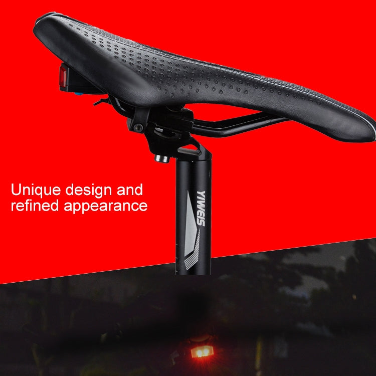 ANTUSI A6 Sorgente luminosa COB di ricarica USB Smart Cycling Bike Avviso allarme Fanale posteriore con telecomando, A6