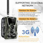 HC801G 3G WCDMA impermeabile IP66 IR visione notturna telecamera da caccia di sicurezza, angolo PIR di 120 gradi, HC801G 3G WCDMA
