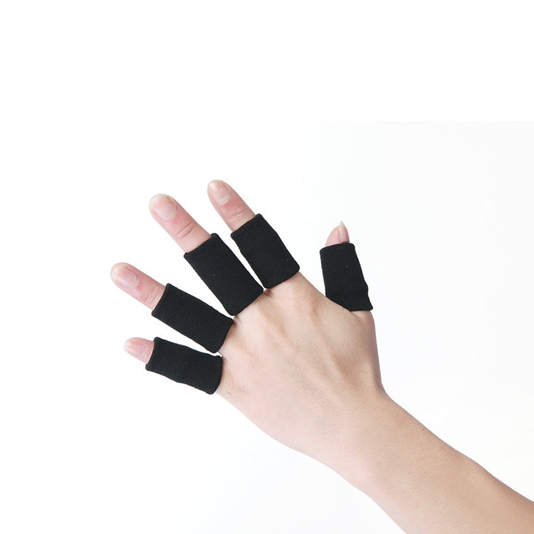 Manicotto per dita protettore movimento in nylon 5 in 1, 5 in 1 Nylon Finger Sleeve(Blue), 5 in 1 Nylon Finger Sleeve(Black)