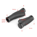 PROMEND GR-506 1 paio di coperture ergonomiche in gomma per impugnature per bicicletta (130mm+130mm), GR-506 130mm+130mm