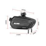 Borsa da ciclismo per tubo superiore anteriore con telaio antipioggia WILD MAN ES7 1.2L, ES7 (Black)