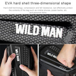 Borsa da ciclismo per tubo superiore anteriore con telaio antipioggia WILD MAN ES7 1.2L, ES7 (Black)