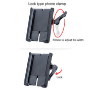 Supporto per cellulare girevole con supporto per manubrio per bicicletta per moto in PVC, Handlebar Holder A