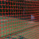 Rete da badminton portatile in polipropilene con orlo singolo, dimensioni: 610 x 76 cm, Single-edged Hemming