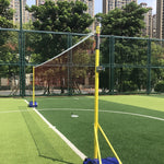 Rete da badminton portatile in polipropilene con orlo singolo, dimensioni: 610 x 76 cm, Single-edged Hemming
