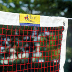 Rete da badminton portatile in polipropilene con orlatura a quattro bordi, dimensioni: 610 x 76 cm, Four-edged Hemming