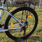 Riflettori per raggi mountain bike 10 pezzi bianco giallo