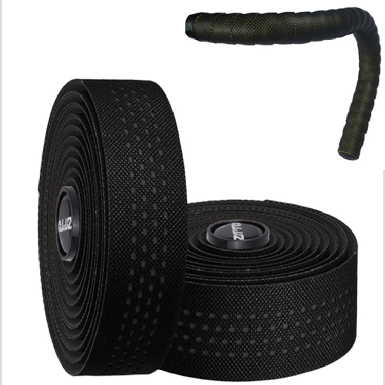 ZTTO Nastro manubrio per bici da strada Antiscivolo Anti-vibrazione Pelle PU Traspirante Resistente all'usura