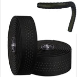 ZTTO Nastro manubrio per bici da strada Antiscivolo Anti-vibrazione Pelle PU Traspirante Resistente all'usura