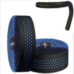 ZTTO Nastro manubrio per bici da strada Antiscivolo Anti-vibrazione Pelle PU Traspirante Resistente all'usura
