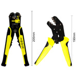 Spellafili multifunzione da 0,25-6,0 mm + pinze a crimpare in acciaio al carbonio + set di strumenti per custodia, 0.25-6.0mm Stripper