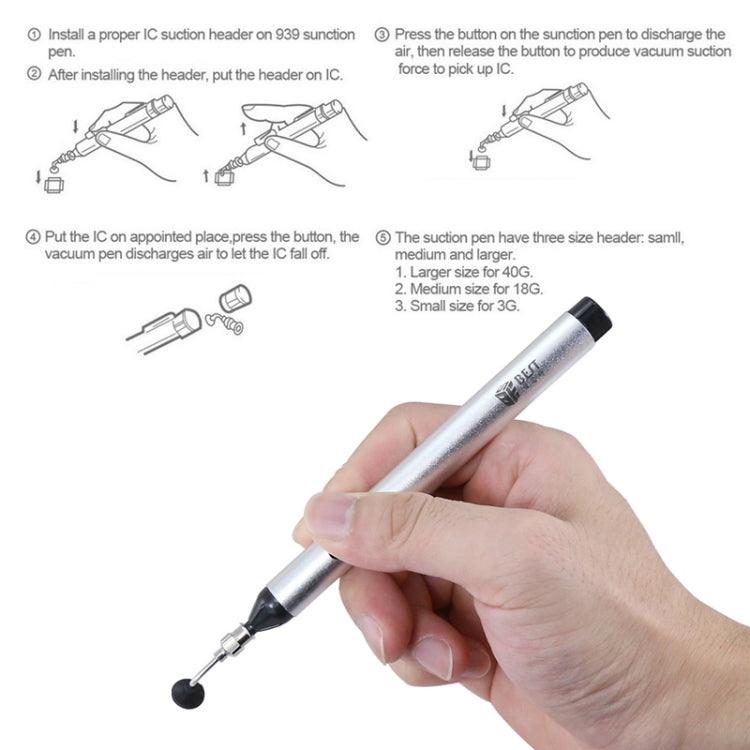 BEST IC Suction Pen with Vacuum Suction Pump, Vacuum Suction Pen