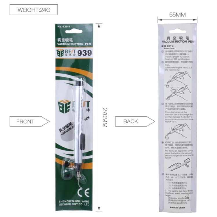 BEST IC Suction Pen with Vacuum Suction Pump, Vacuum Suction Pen