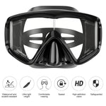 DM600 Maschera subacquea in gel di silice Occhialini da nuoto Attrezzatura subacquea per adulti, DM600 (Black), DM600 (Black Blue), DM600 (Red + Black), DM600 (White)