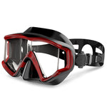 DM600 Maschera subacquea in gel di silice Occhialini da nuoto Attrezzatura subacquea per adulti, DM600 (Black), DM600 (Black Blue), DM600 (Red + Black), DM600 (White)