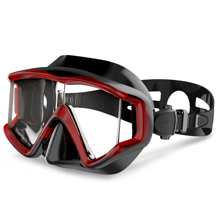 DM600 Maschera subacquea in gel di silice Occhialini da nuoto Attrezzatura subacquea per adulti, DM600 (Black), DM600 (Black Blue), DM600 (Red + Black), DM600 (White)