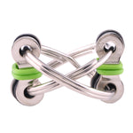Giocattolo EDC anti ansia Tri-Spinner portachiavi da 4 pezzi per autismo ADHD