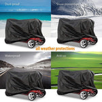 Copertura protettiva antipolvere e anti-ultravioletti per scooter elettrico, dimensioni: 170x61x117 cm, 170x61x117cm