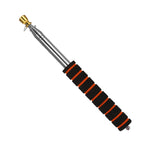 10 PZ 3M 11 Nodi Multi-funzione Telescopica In Acciaio Inox Spugna Testa D'oro Insegnamento Bastone Guida Pennone Segnale Bandiera, 3M 11 Knots