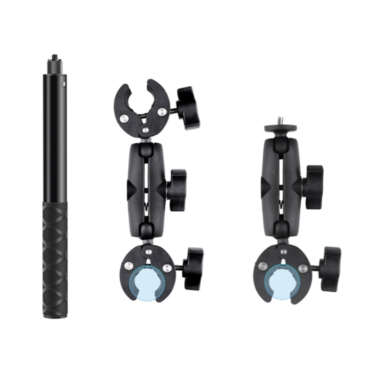 Morsetto manubrio Dual-heads in lega per action cam e smartphone
