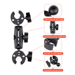 Supporto fisso manubrio Dualheads Crab Clamp per moto