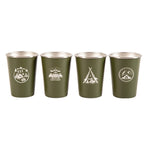 Le migliori offerte per AOTU AT6657-2 4pcs Set di tazze per acqua pieghevole in acciaio inossidabile da campeggio all'aperto sono su ✓ Confronta prezzi e caratteristiche di prodotti nuovi e usati ✓ Molti articoli con consegna gratis!