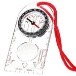 2pcs Nisa SD482 Bussola per esterni Mappa scala con lente d'ingrandimento multifunzione, SD482