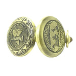 Nisa J35A Bussola per orologio da taschino vintage in metallo, J35A
