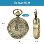 Nisa J35A Bussola per orologio da taschino vintage in metallo, J35A