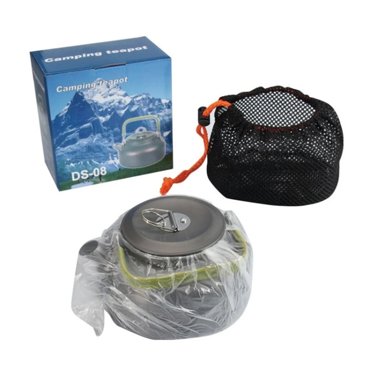 Bollitore portatile in lega di alluminio per alpinismo all'aperto AOTU DS08