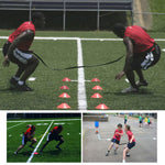 Attrezzatura per allenamento di abilità 4 in 1 Cintura di reazione rapida Calcio Basket Attrezzatura per allenamento di agilità sportiva per adulti, For Adult