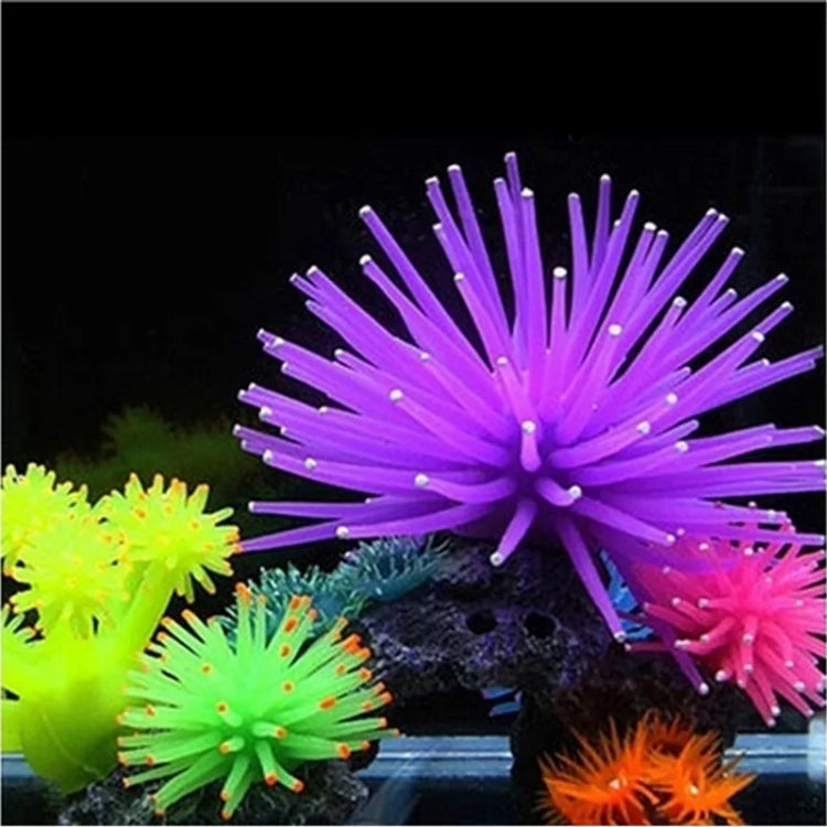 Decorazione acquario riccio di mare in TPR 13 cm