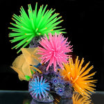 Decorazione acquario riccio di mare in TPR 13 cm