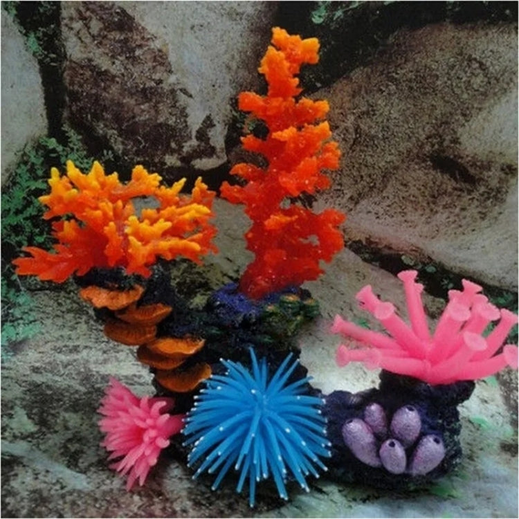 Decorazione acquario riccio di mare in TPR 13 cm